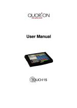 QTouch 15 user and programming